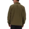 Sobrecamiseta con cremallera Kasa en verde oliva oscuro