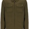 Sobrecamiseta con cremallera Kasa en verde oliva oscuro