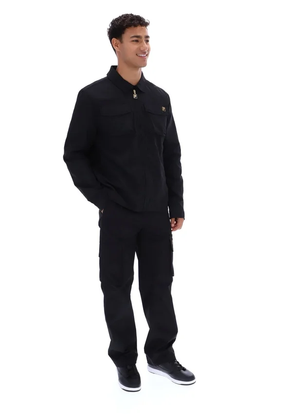 Sobrecamiseta negra con cremallera de Kasa