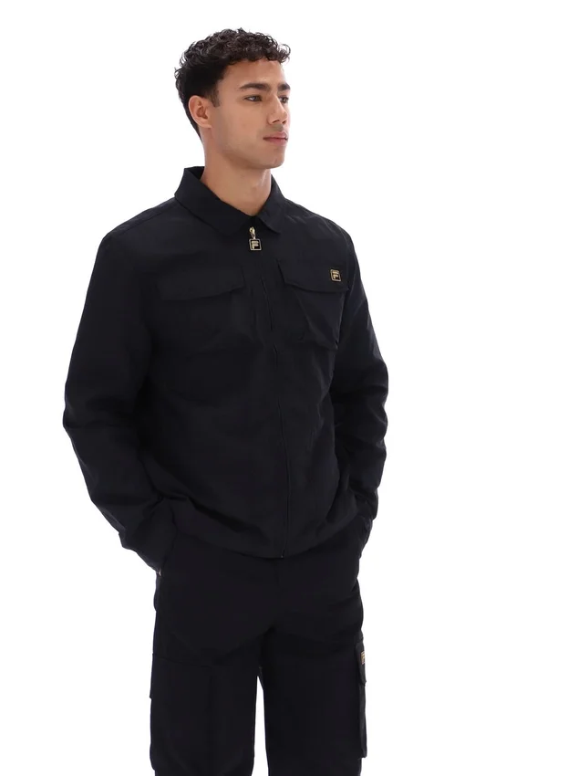 Sobrecamiseta negra con cremallera de Kasa