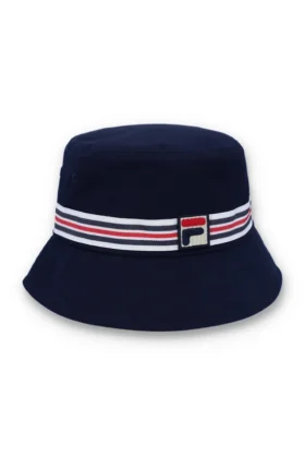 Sombrero de pescador azul con rayas Heritage