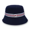 Sombrero de pescador azul con rayas Heritage