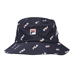 Sombrero tipo cubo con logo completo «Negro»