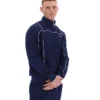 Sudadera Armando de Fila en azul marino con ribetes en contraste en la parte delantera y trasera de la chaqueta de chándal