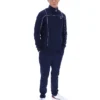 Sudadera Armando de Fila en azul marino con ribetes en contraste en la parte delantera y trasera de la chaqueta de chándal