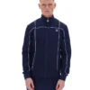 Sudadera Armando de Fila en azul marino con ribetes en contraste en la parte delantera y trasera de la chaqueta de chándal