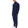 Sudadera Armando de Fila en azul marino con ribetes en contraste en la parte delantera y trasera de la chaqueta de chándal