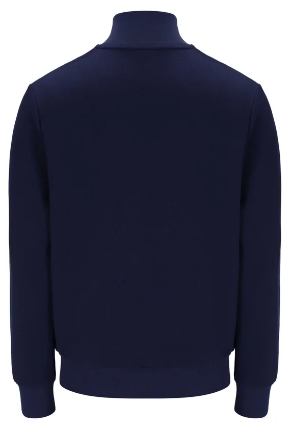 Sudadera Armando de Fila en azul marino con ribetes en contraste en la parte delantera y trasera de la chaqueta de chándal