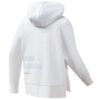 Sudadera con capucha asimétrica y dobladillo dividido de Athletics «Blanco Azul»