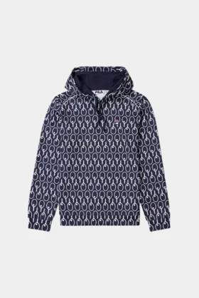 Sudadera con capucha azul medianoche