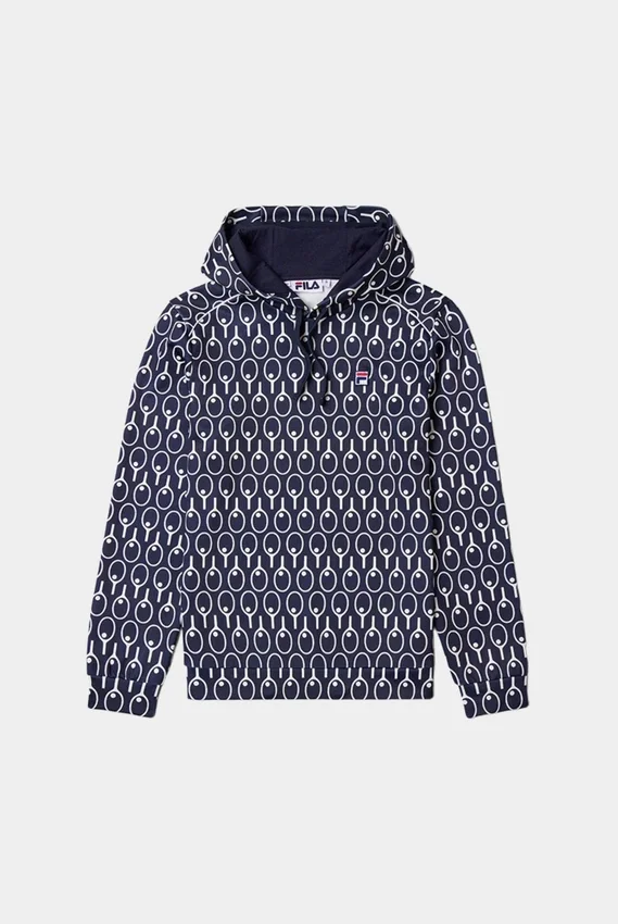 Sudadera con capucha azul medianoche