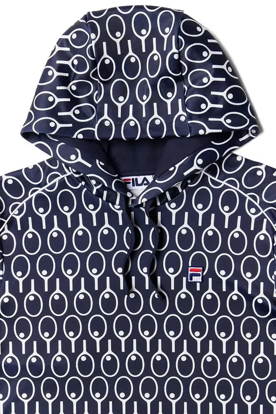 Sudadera con capucha azul medianoche