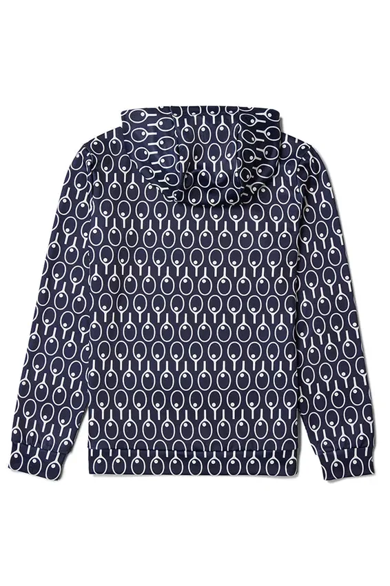 Sudadera con capucha azul medianoche