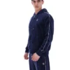 Sudadera con capucha Fila Italo Velour azul marino