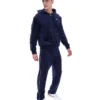 Sudadera con capucha Fila Italo Velour azul marino