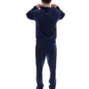 Sudadera con capucha Fila Italo Velour azul marino