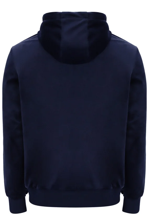 Sudadera con capucha Fila Italo Velour azul marino