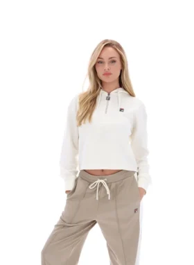 Sudadera con capucha y cremallera de 1/4 de Gardenia Fiorella