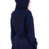 Sudadera con capucha y cremallera de 1/4 Fila Navy Fiorella