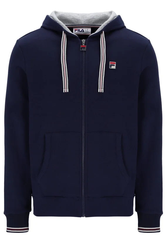 Sudadera con capucha y cremallera Tenconi de Fila en azul marino