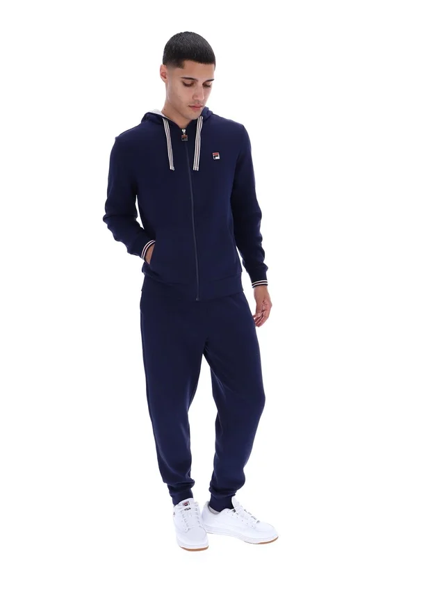 Sudadera con capucha y cremallera Tenconi de Fila en azul marino