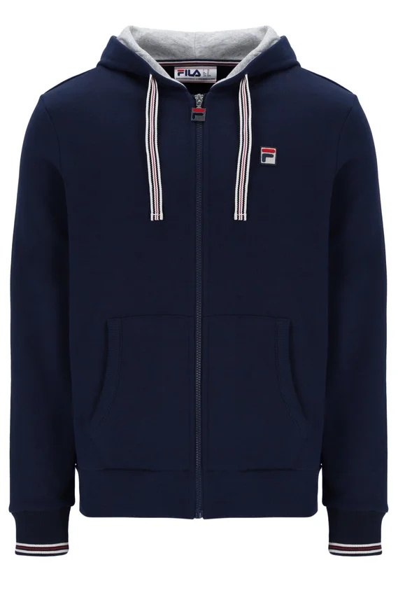 Sudadera con capucha y cremallera Tenconi de Fila en azul marino