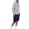 Sudadera con capucha y cremallera Tenconi en gris jaspeado