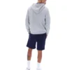 Sudadera con capucha y cremallera Tenconi en gris jaspeado