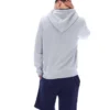 Sudadera con capucha y cremallera Tenconi en gris jaspeado