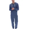 Sudadera con capucha y cremallera Tenconi en índigo vintage