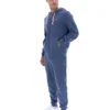 Sudadera con capucha y cremallera Tenconi en índigo vintage