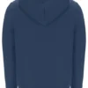 Sudadera con capucha y cremallera Tenconi en índigo vintage