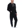 Sudadera con capucha y cremallera Tenconi negra