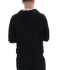 Sudadera con capucha y cremallera Tenconi negra