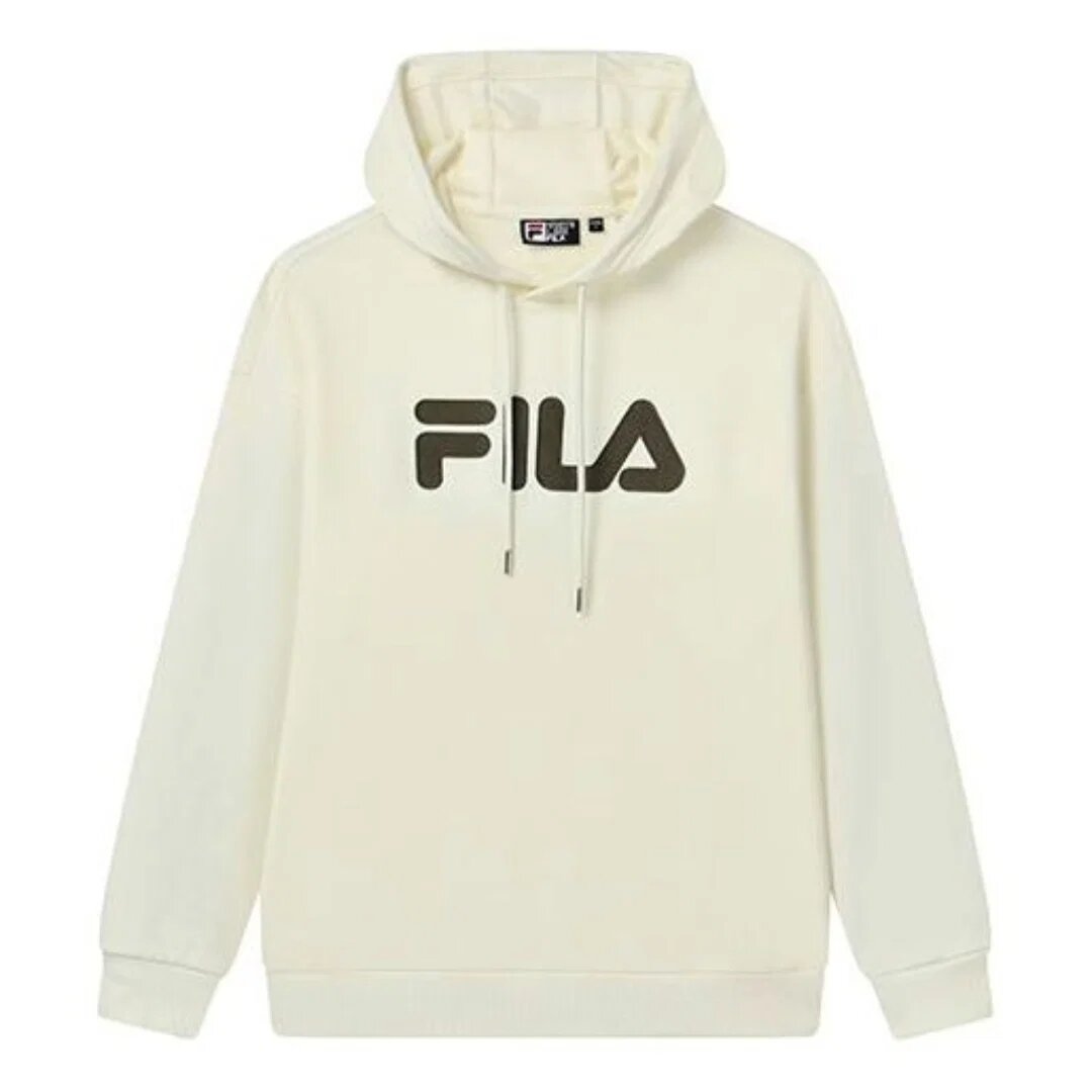 Sudadera con capucha y logo clásico «Blanco-Negro»