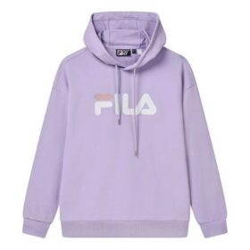 Sudadera con capucha y logotipo clásico «Púrpura y blanco»