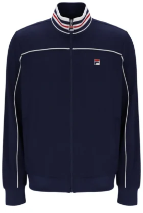 Sudadera con cuello ribeteado Federico de Fila en azul marino