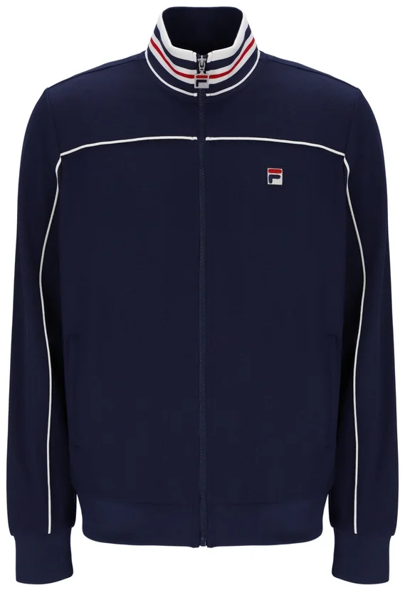 Sudadera con cuello ribeteado Federico de Fila en azul marino