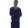 Sudadera con cuello ribeteado Federico de Fila en azul marino