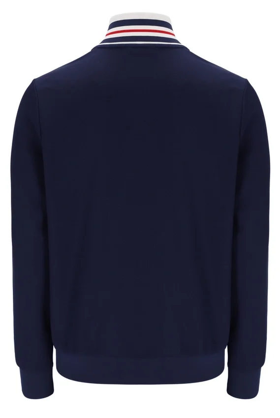 Sudadera con cuello ribeteado Federico de Fila en azul marino