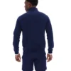 Sudadera con cuello y cremallera de 1/4 Rolando de Fila en azul marino