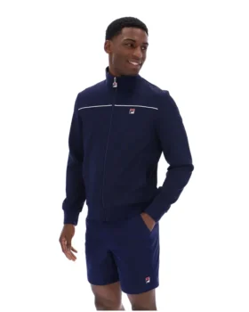 Sudadera con monograma Gennaro 1911 de Fila en azul marino