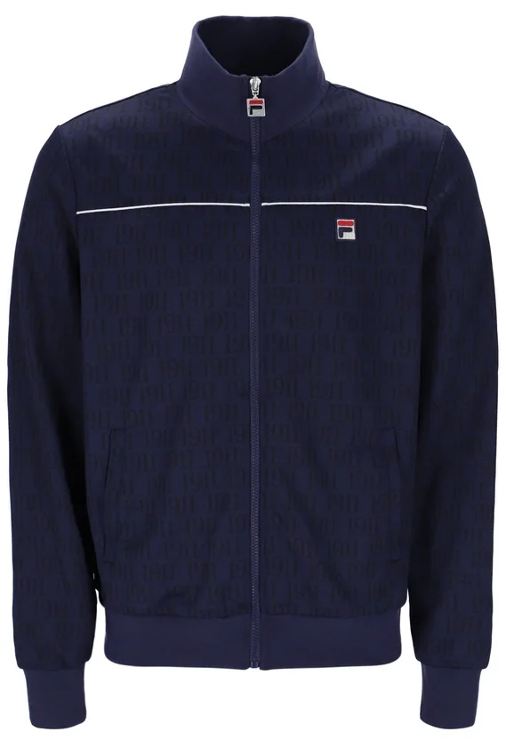 Sudadera con monograma Gennaro 1911 de Fila en azul marino