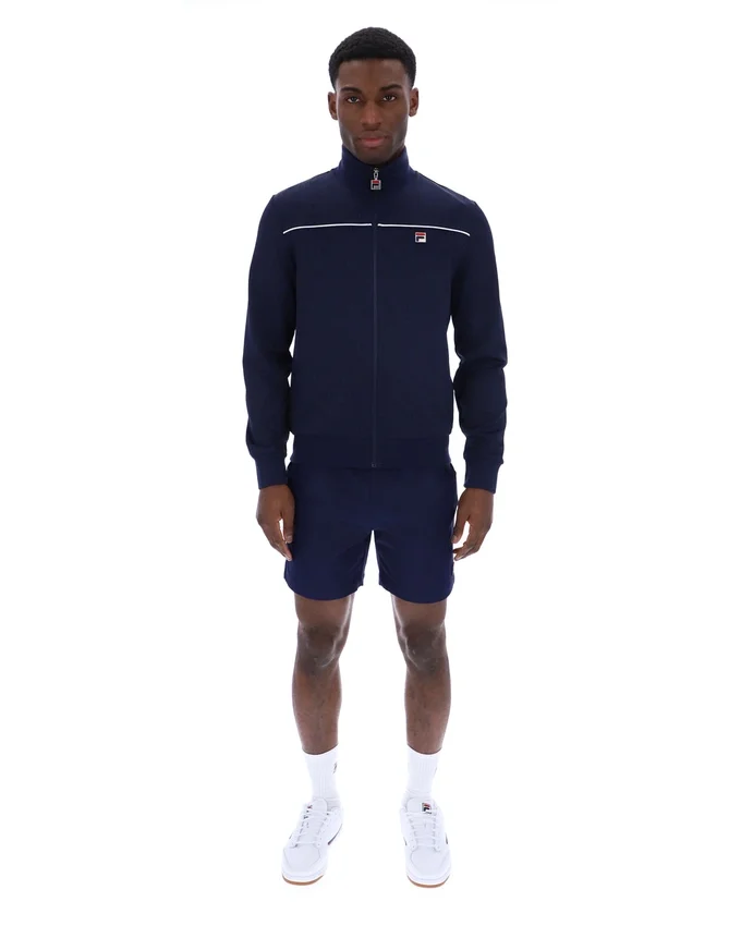 Sudadera con monograma Gennaro 1911 de Fila en azul marino
