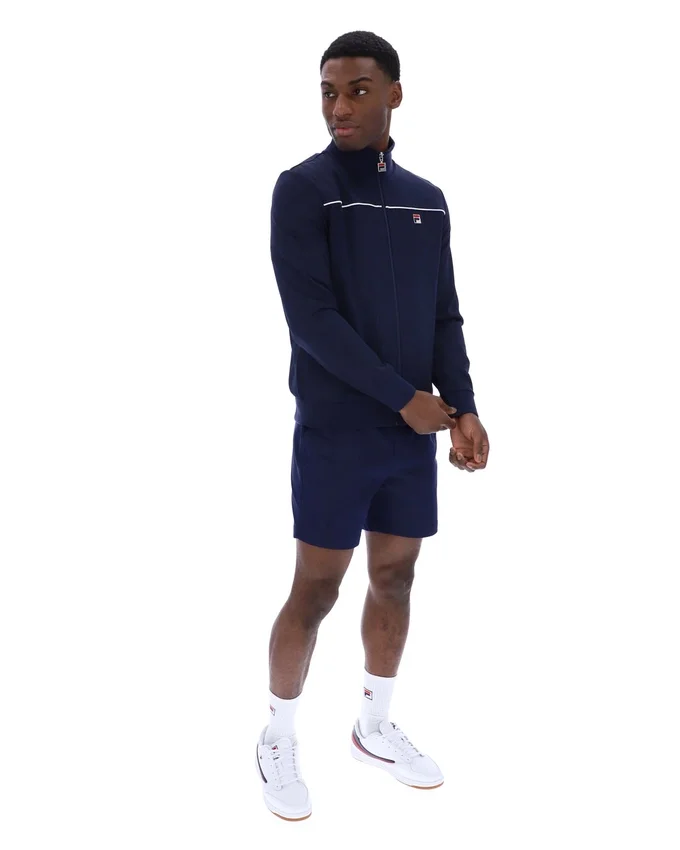 Sudadera con monograma Gennaro 1911 de Fila en azul marino