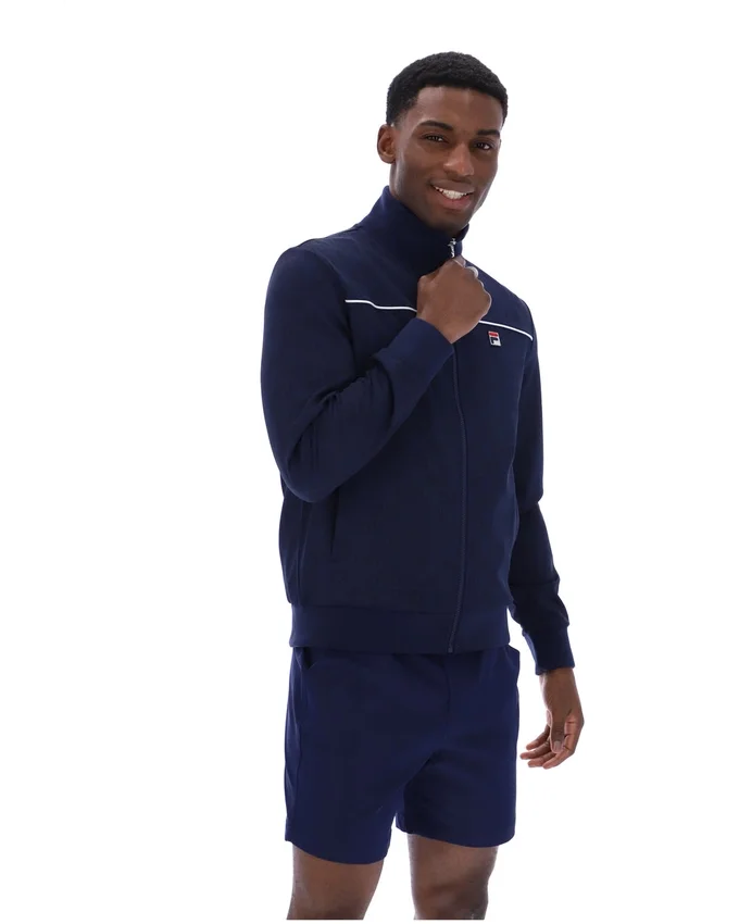 Sudadera con monograma Gennaro 1911 de Fila en azul marino
