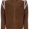 Sudadera con paneles contrastantes Gabriele en color capuchino