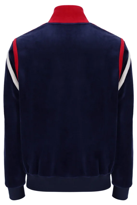 Sudadera con paneles en contraste Fila Gabriele en azul marino