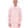 Sudadera con ribetes contrastantes Armando en rosa pálido