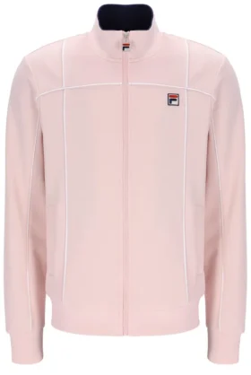 Sudadera con ribetes contrastantes Armando en rosa pálido